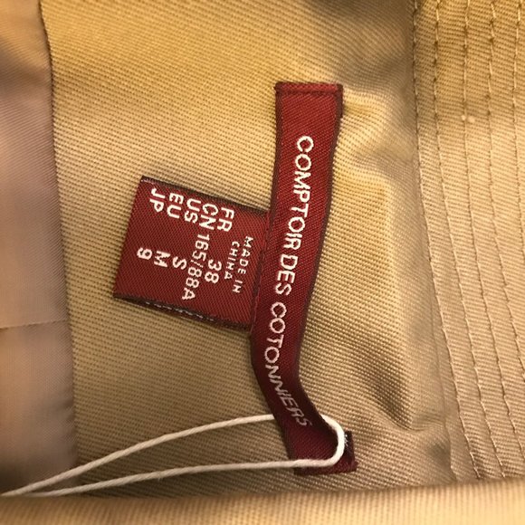 NEW Comptoir Des Cotonniers trenchcoat. NWT. Size FR 38 / US 4/6 Small - Picture 6 of 11